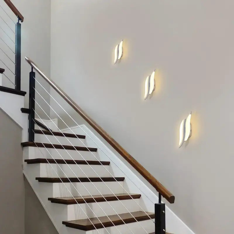 Applique murale design contemporain led blanc élégant