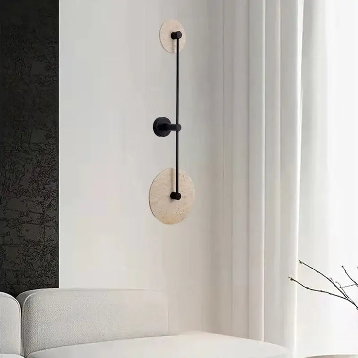 Applique murale design moderne double lumière dorée élégante