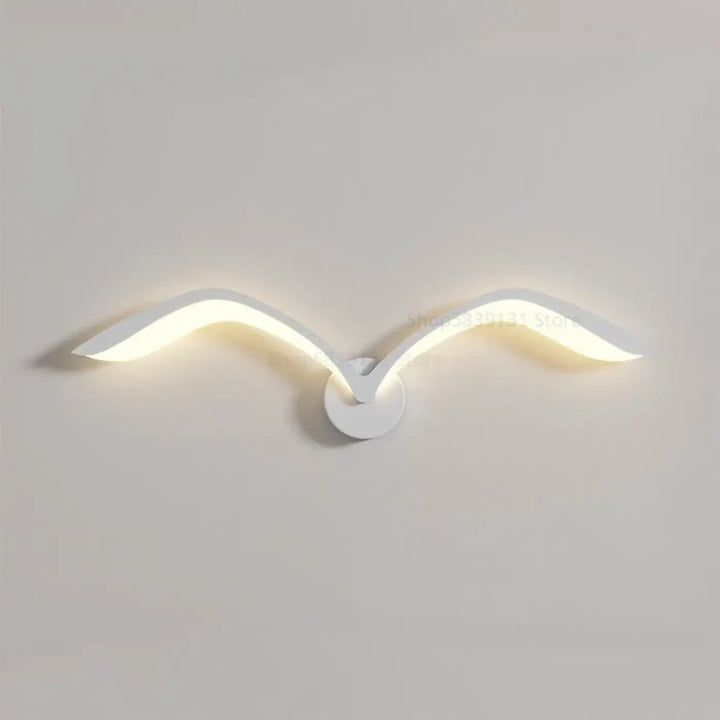 Applique murale design moderne en forme d’ailes élégant