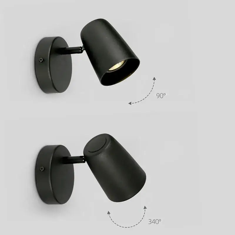 Applique Murale Design Orientable Cylindre Élégant