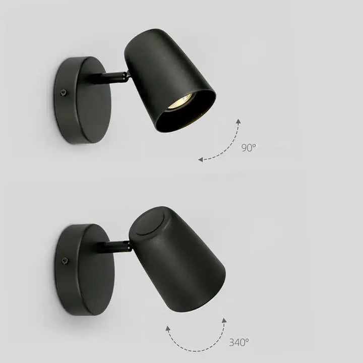 Applique Murale Design Orientable Cylindre Élégant
