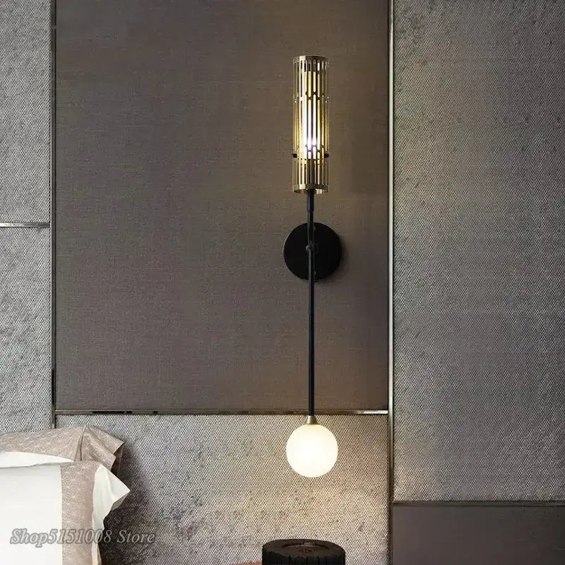 Applique Murale Dorée Style Vintage Pour Tête De Lit