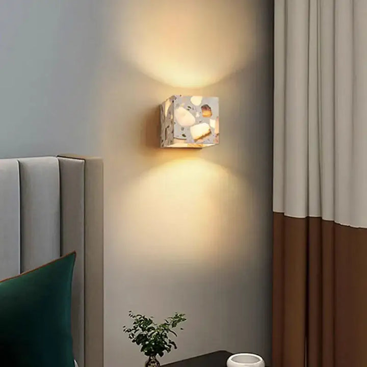 Applique Murale Effet Pierre Naturelle Beige Moderne Et Élégante