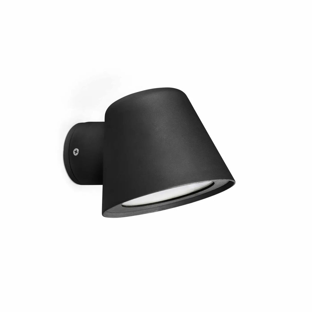 Applique murale extérieure Gina noire de Faro Barcelona