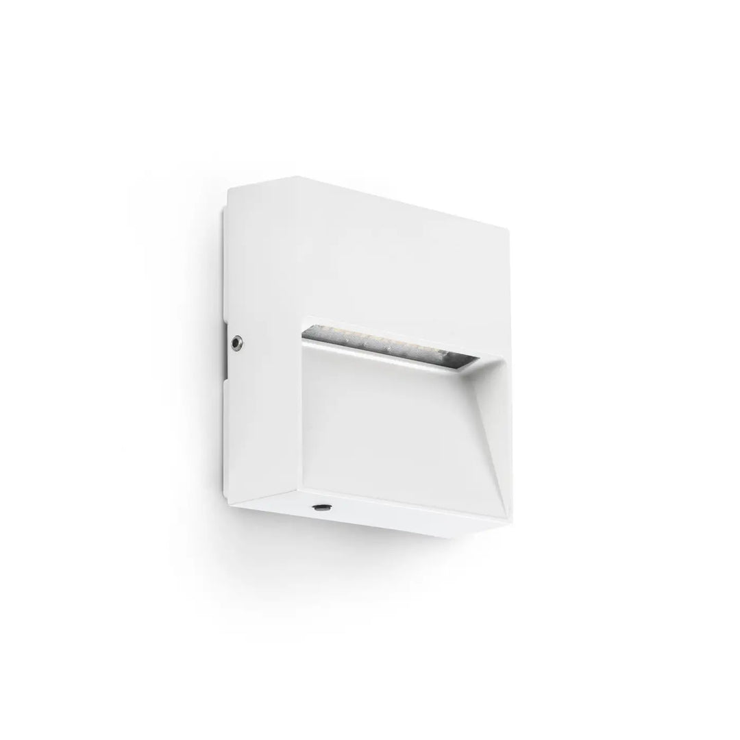 Applique d'extérieur Dune blanche carrée de Faro Barcelona
