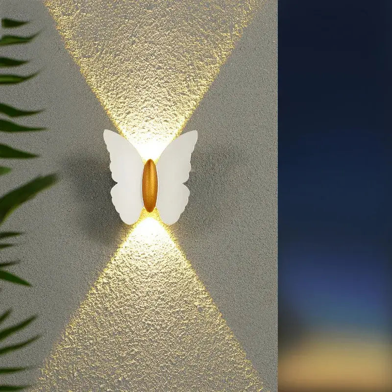 Applique Murale Extérieure En Forme De Papillon Design