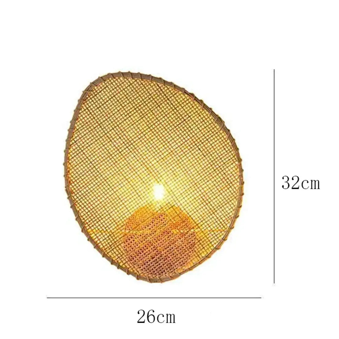 Applique murale naturelle design bohème beige style chic