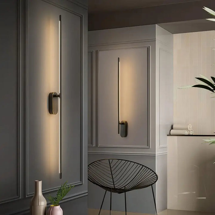 Applique Murale Salon Design Vertical Barre Fine