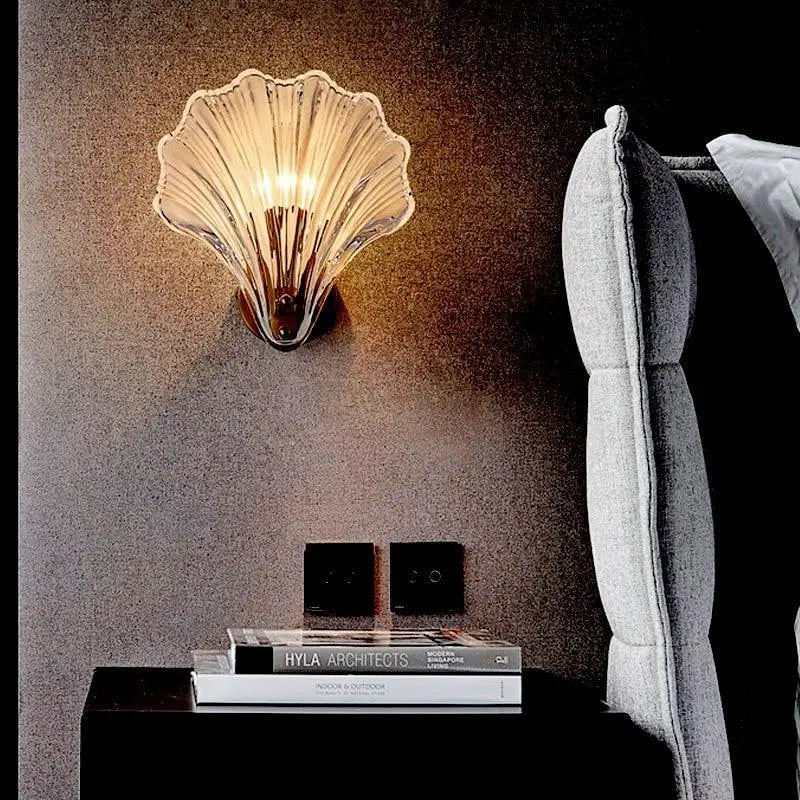 Applique Murale Forme Coquillage Blanche