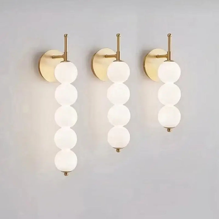 Applique murale à globes en verre design moderne élégance
