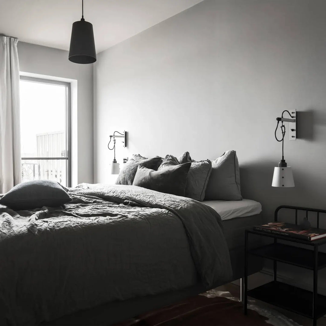 Abat-jour Hooked petit modèle Pierre dans un intérieur #couleur_dor