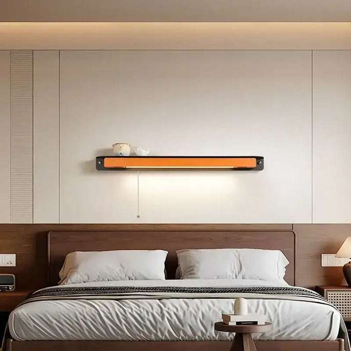 Applique Murale Horizontale Avec Tiroir Et Lumière Chaude

