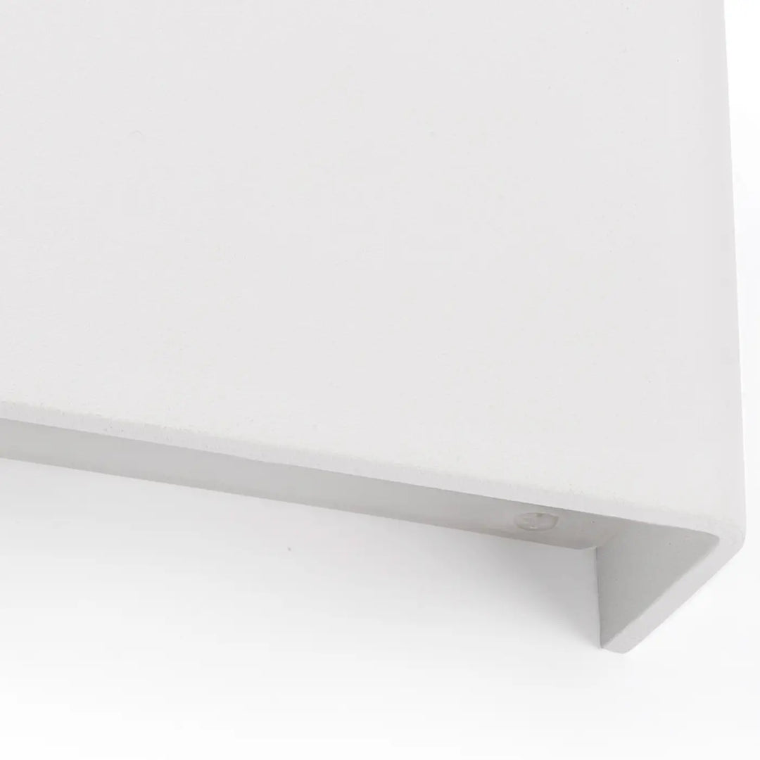 Détail de l'applique Nash 21 cm blanche