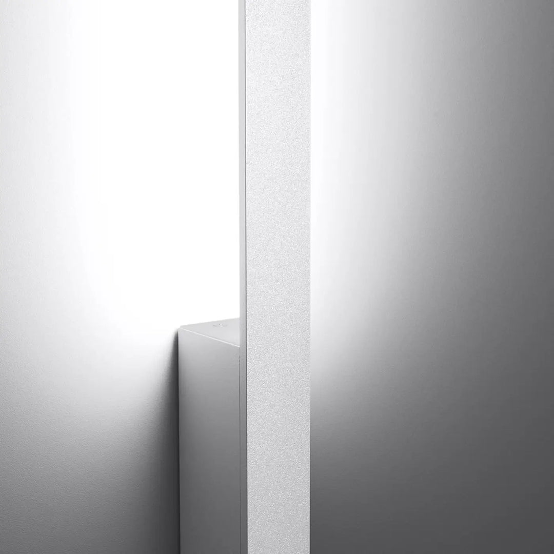 Applique murale sapo l 4000k blanc avec surface texturée et design géométrique minimaliste pour solutions imprévisibles