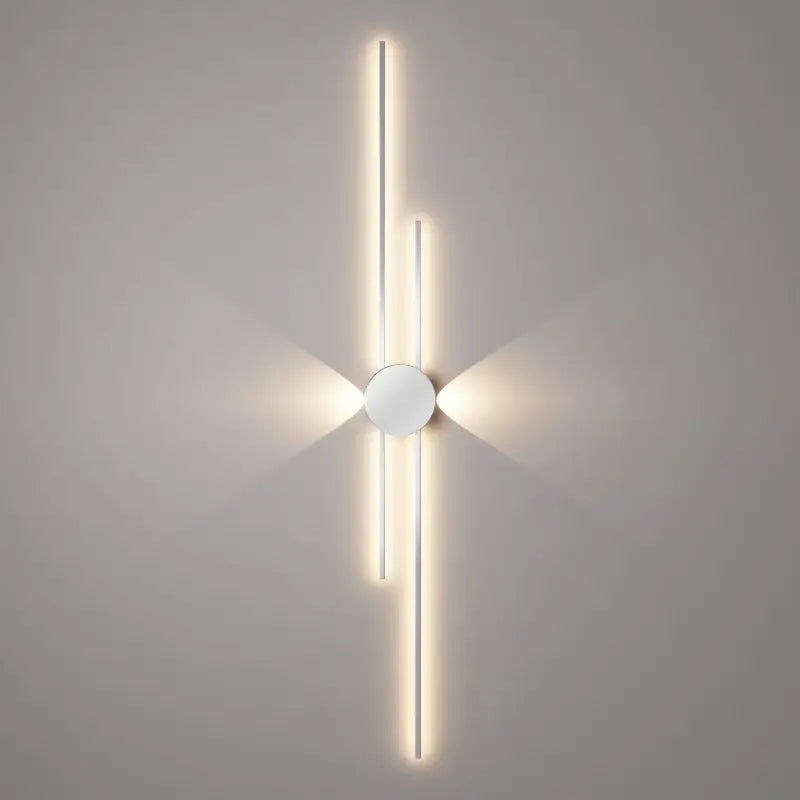 Applique Murale LED Design Graphique Noir et Blanc Moderne