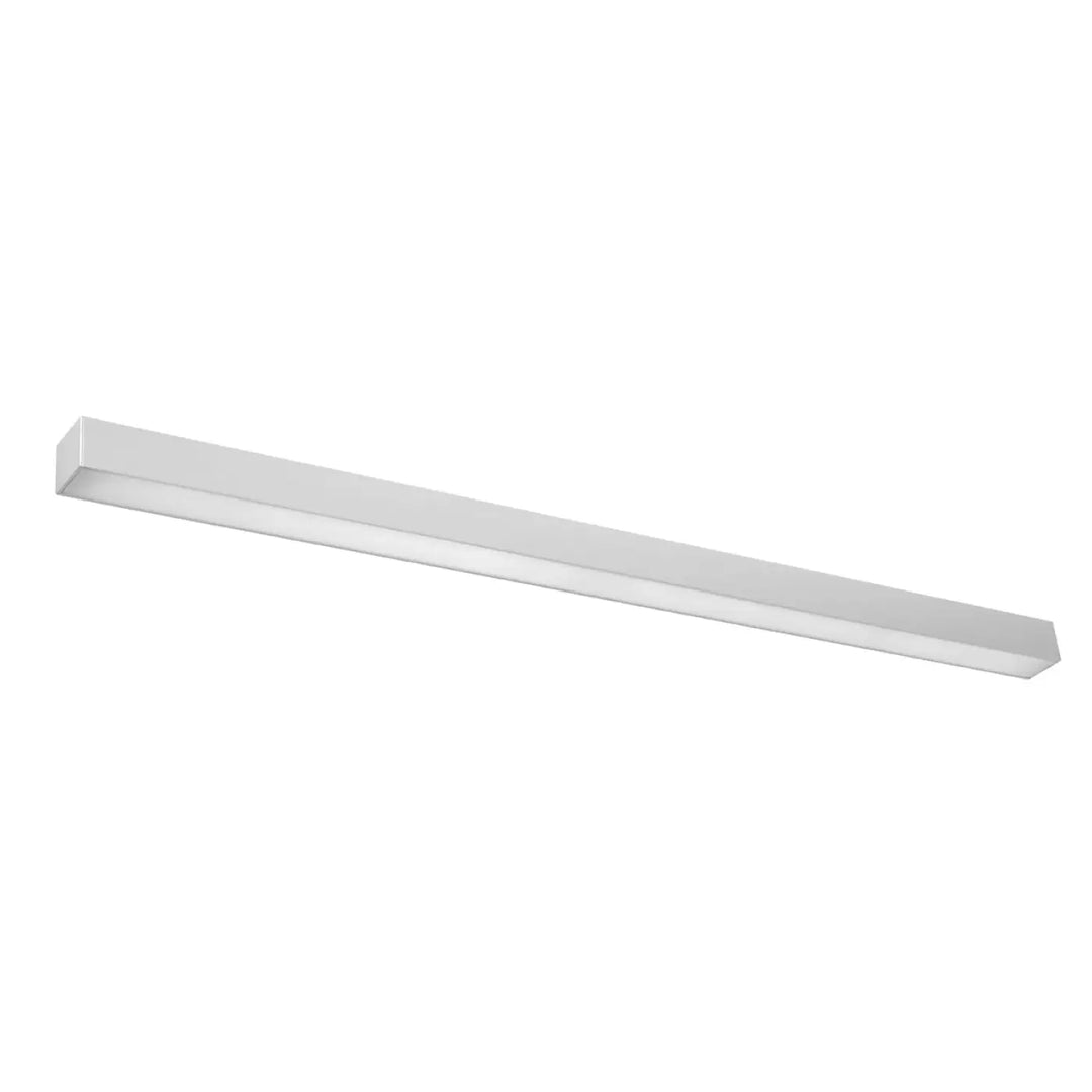 Applique murale collection pinne 118 gris avec module led rectangulaire blanc moderne et paramètres d’éclairage 3000k