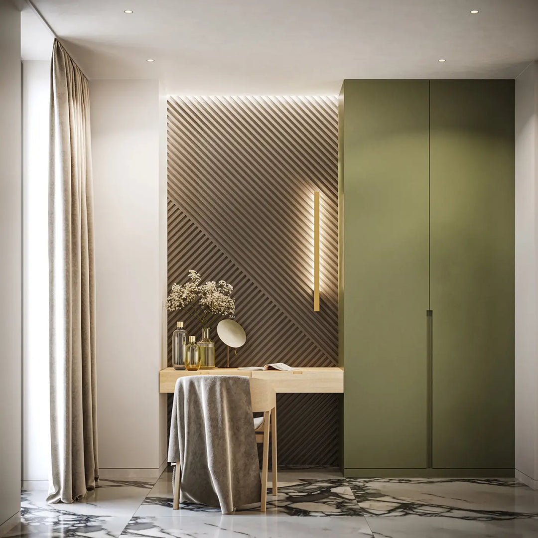 Aplique de pared LAHTI L, dorado 3000K