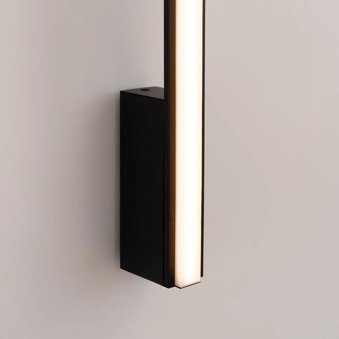 Aplique de pared LED LAGOM 150 negro 3000K