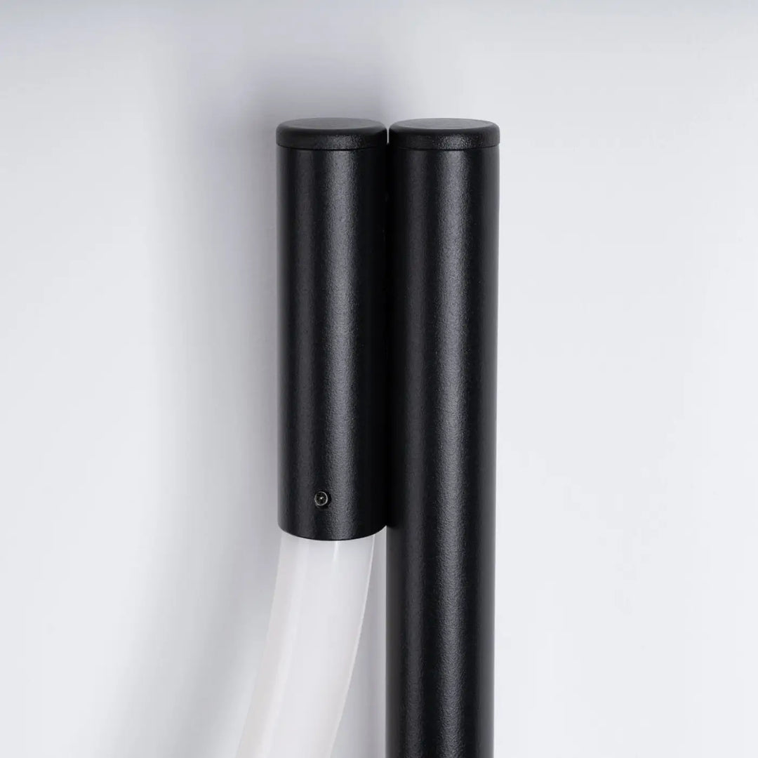 Aplique de pared GALAKSE, LED negro, 2700-6500K
