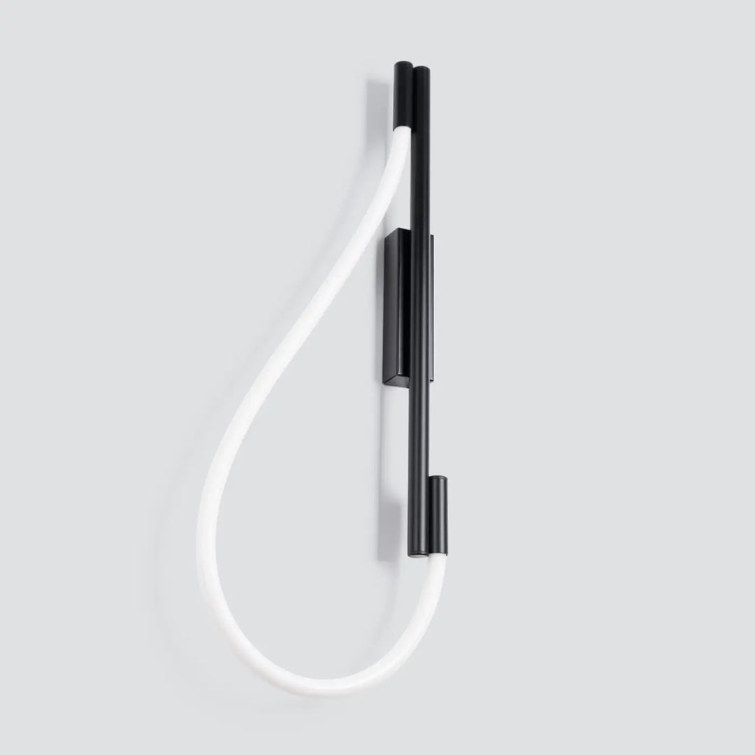 Aplique de pared GALAKSE, LED negro, 2700-6500K