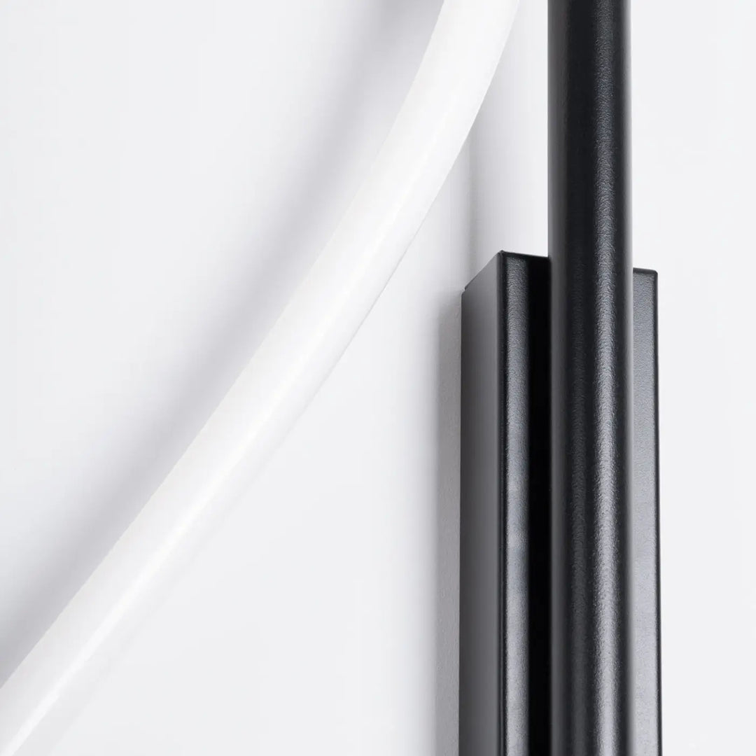 Aplique de pared GALAKSE, LED negro, 2700-6500K