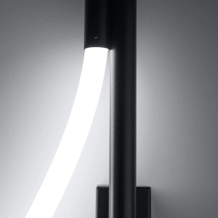 Aplique de pared GALAKSE, LED negro, 2700-6500K