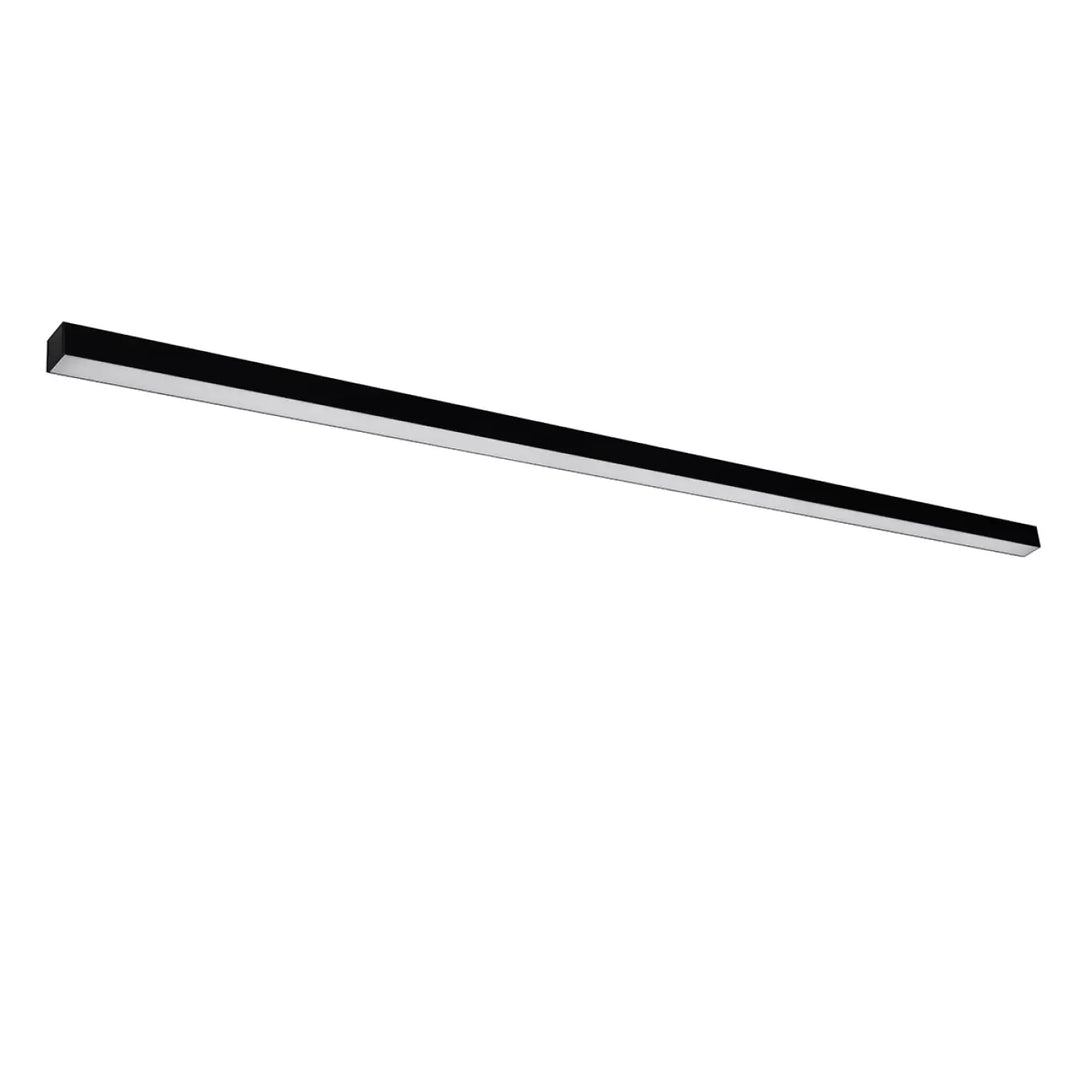 Applique murale pinne 200 noir et argent avec module led linéaire pour paramètres d’éclairage bureau à domicile moderne