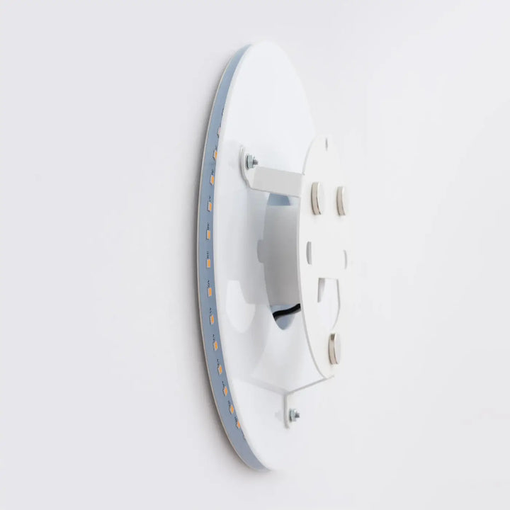 Applique murale borgen 3000k rouge ocre avec led circulaire moderne idéale pour appliques murales modernes