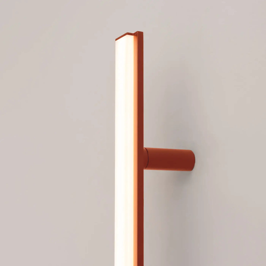 Aplique de pared LAGOM 150, rojo ocre, LED 3000K