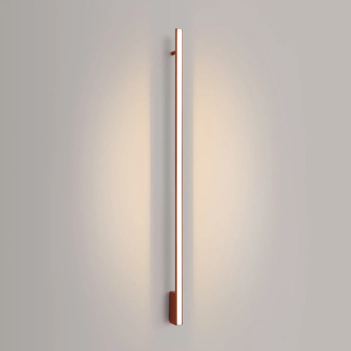 Aplique de pared LAGOM 150, rojo ocre, LED 3000K