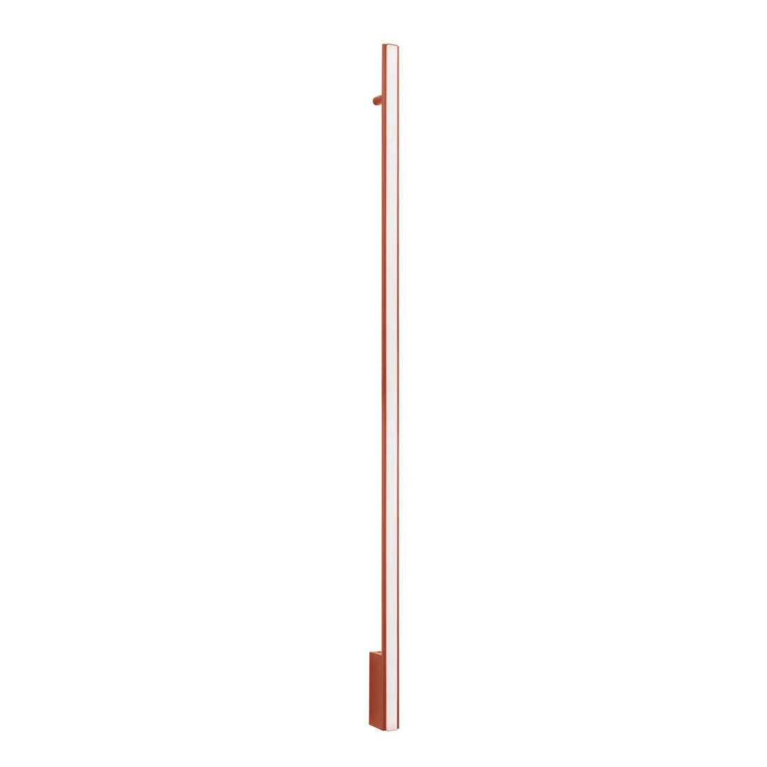 Aplique de pared LAGOM 150, rojo ocre, LED 3000K