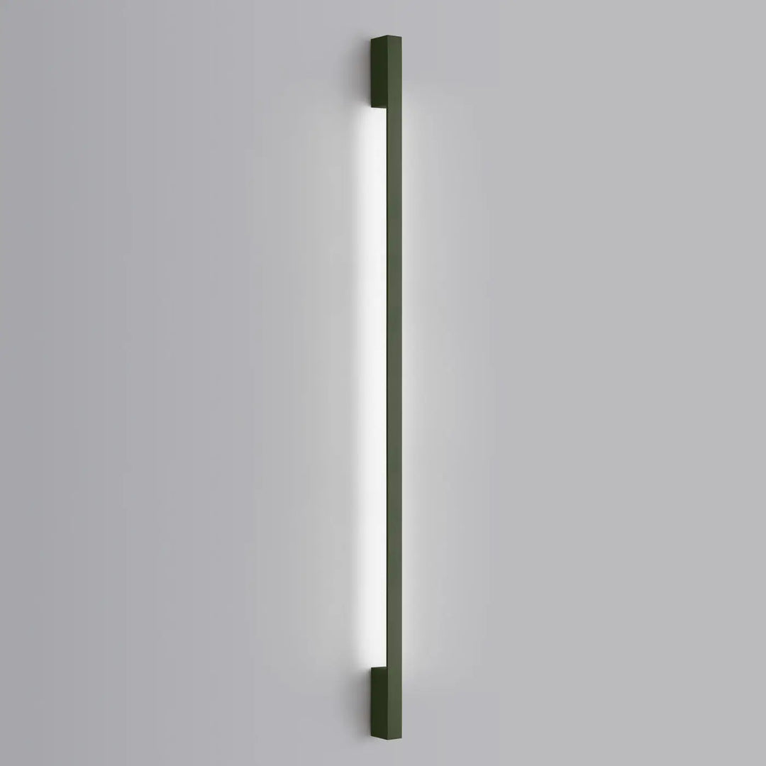 Applique murale sappo 150 led vert olive avec design minimaliste intégré led six variantes et longueur crée optimale