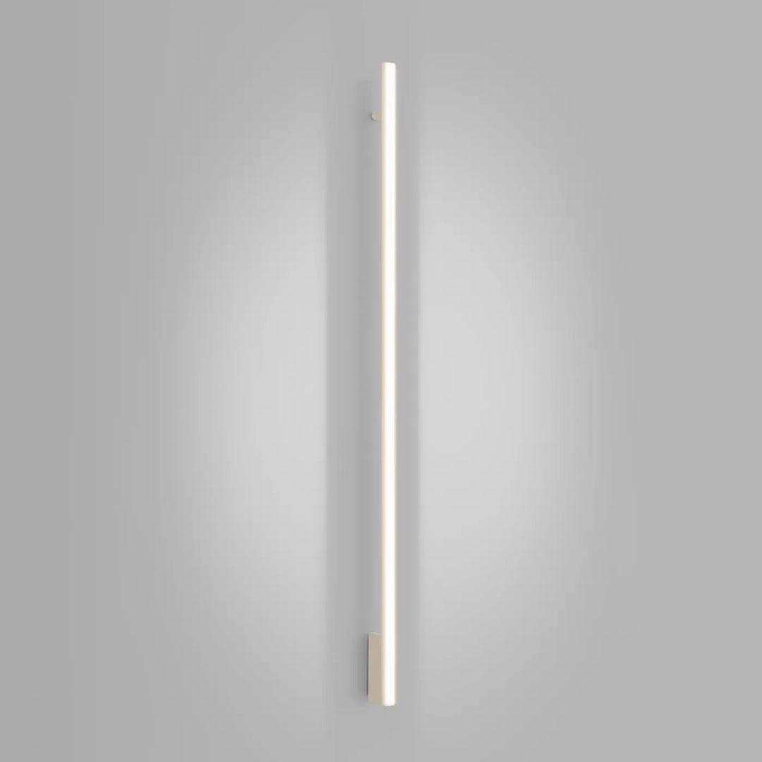 Applique murale LAGOM beige allumée, détail du diffuseur