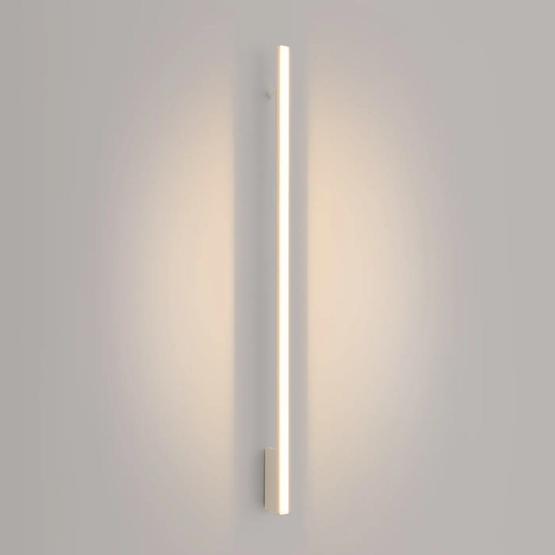 Applique murale LAGOM beige allumée, détail du diffuseur