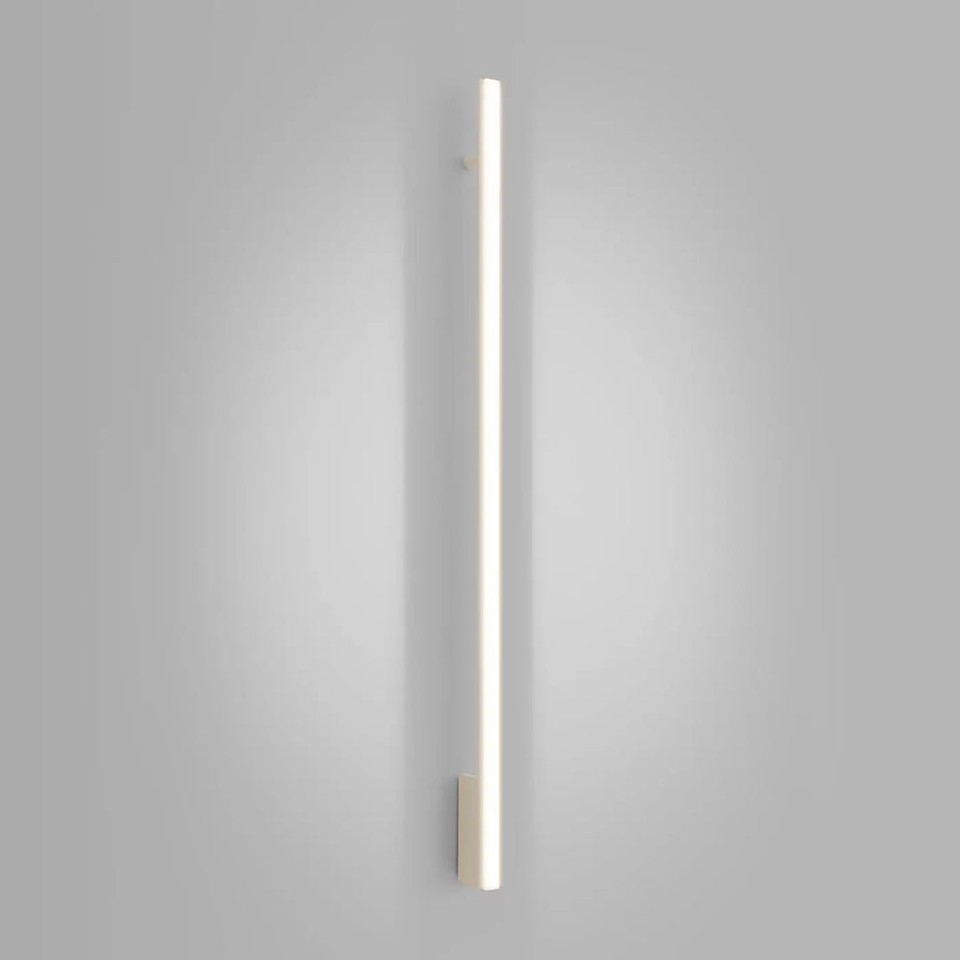 Applique murale LAGOM beige allumée, détail du diffuseur