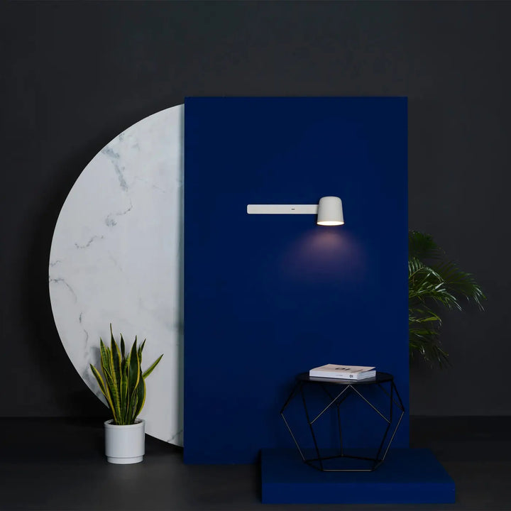 Applique murale Tila blanche de Faro Barcelona en situation
