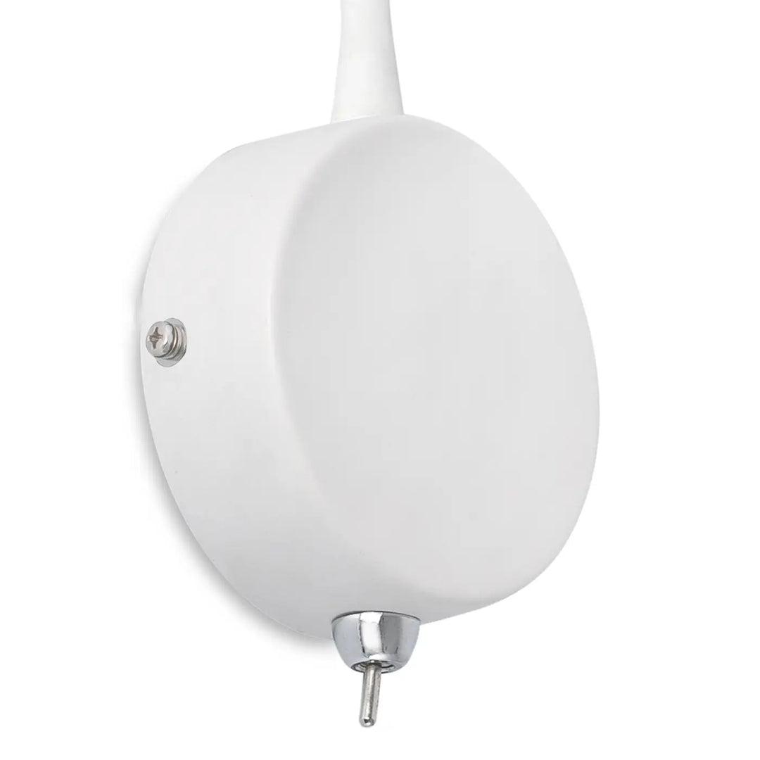 Détail de l'applique Loke blanche