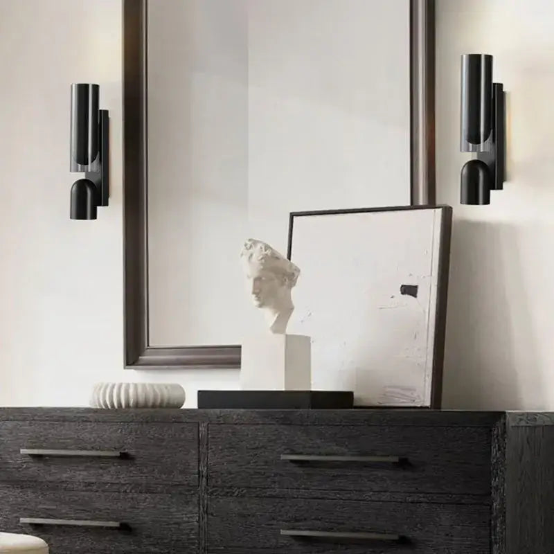 Nordic Postmodern Wall Lamp For Living Room Dining Room Creative Design Rotating Adjustable Bedside Aisle Decor Wall
