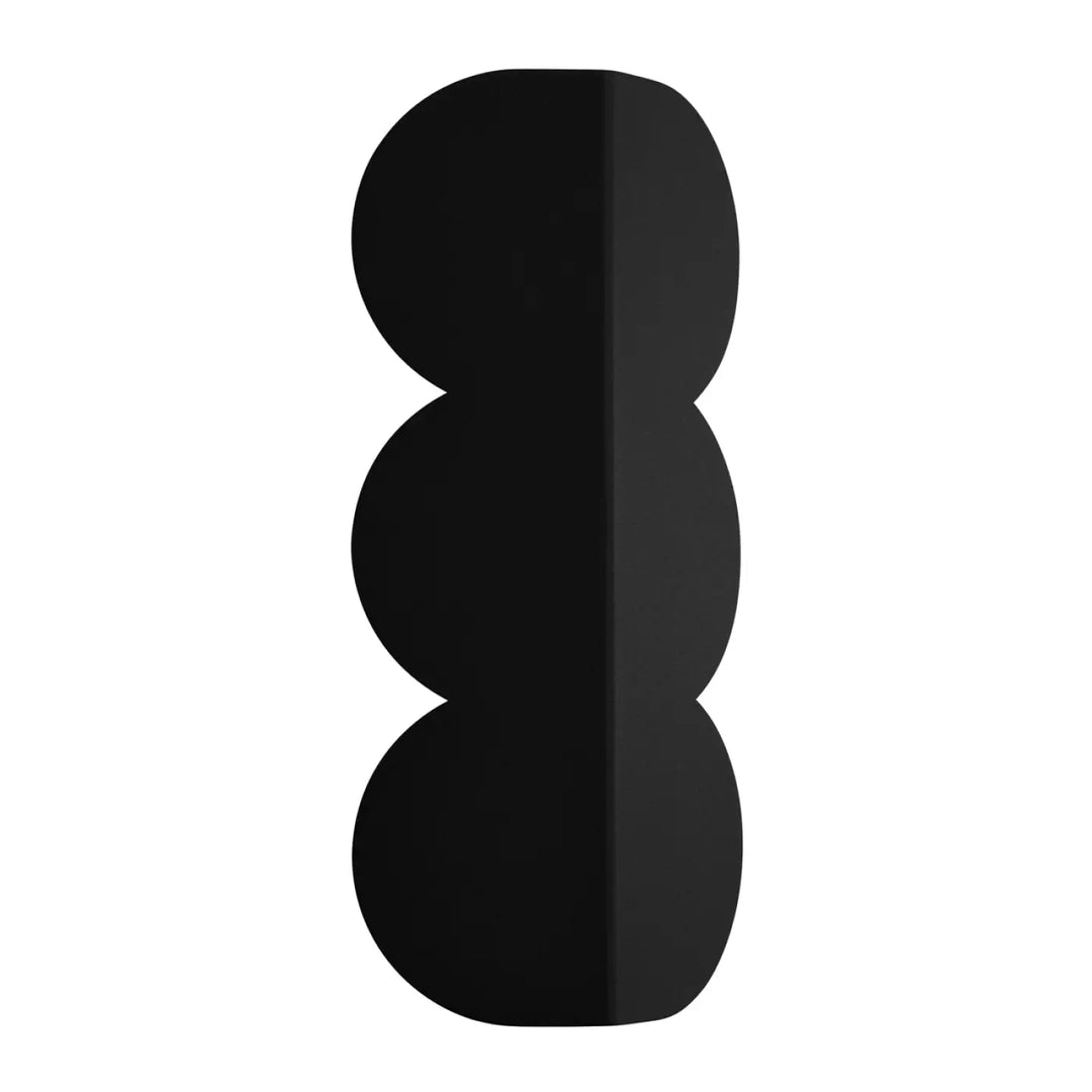 Aplique de pared negro BISCUIT