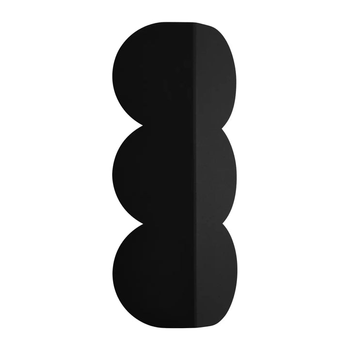 Aplique de pared negro BISCUIT
