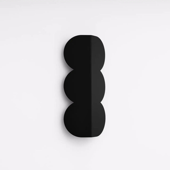 Aplique de pared negro BISCUIT
