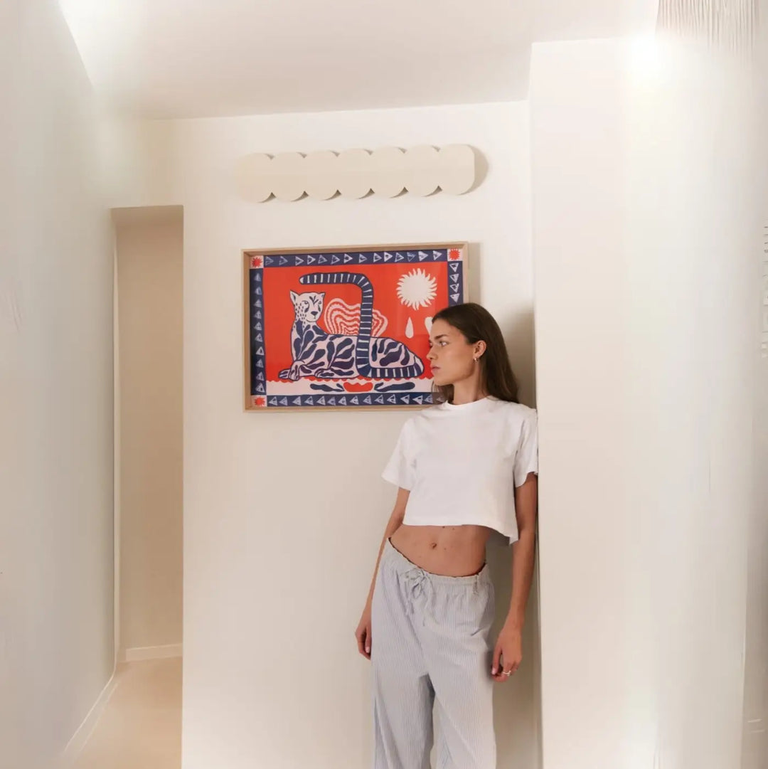 Applique murale BISCUIT beige dans un intérieur