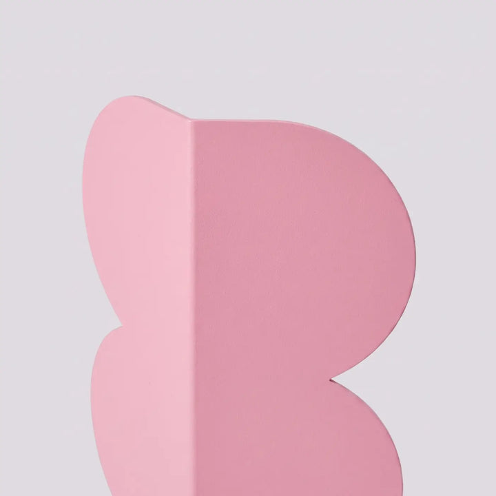 Applique murale BISCUIT rose détail de la forme ondulée