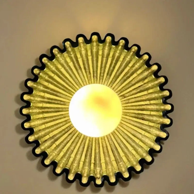 Applique murale ondulée au style organique contemporain