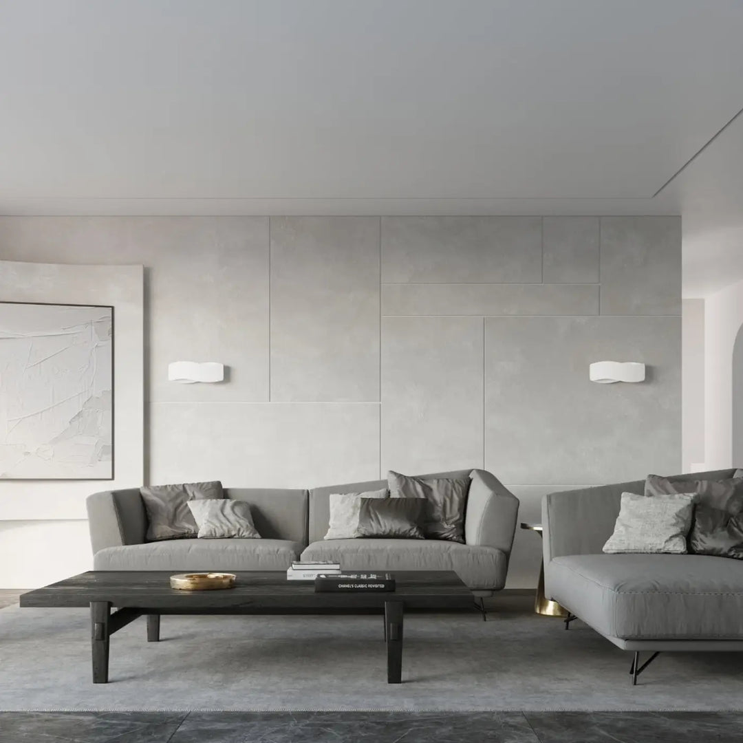 Applique murale blanc dans un intérieur contemporain