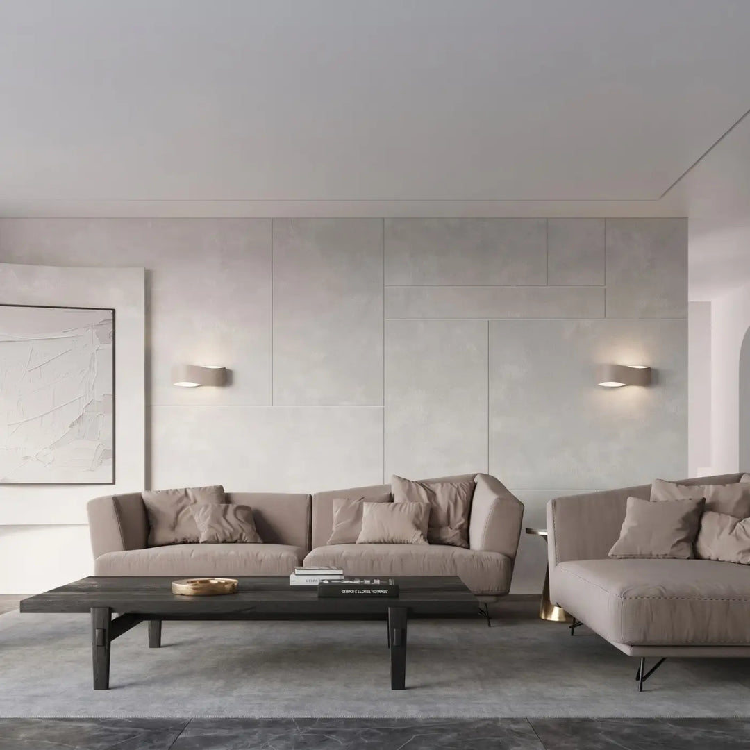 Applique murale taupe dans un intérieur contemporain