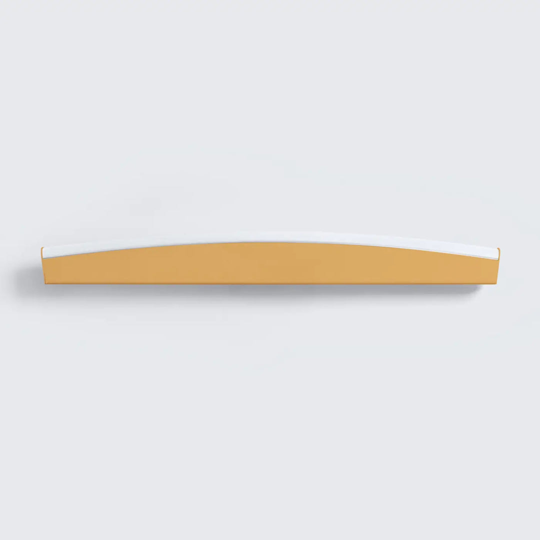 Applique murale jonur 4000k or luminaire à led avec design courbé minimaliste en or et blanc trois couleurs
