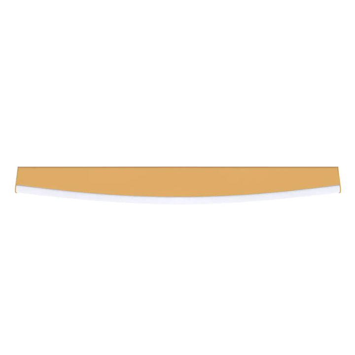 Applique murale jorun 4000k or en bois couleur tan avec finition lisse, luminaire à led disponible en trois couleurs