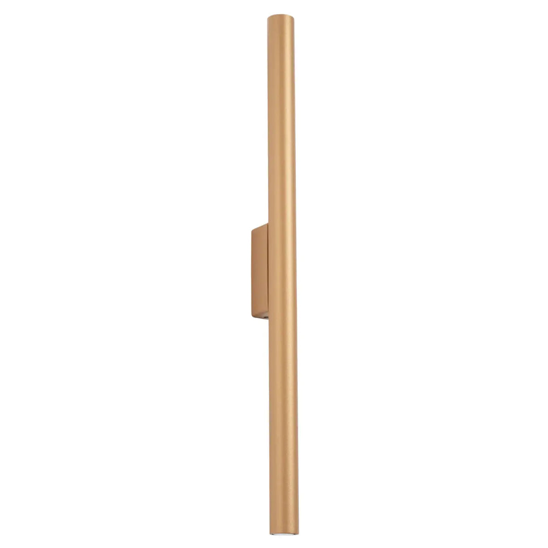 Applique murale pastelo 2 or en design moderne avec cylindre minimaliste pour lampes pastelo série pastelo