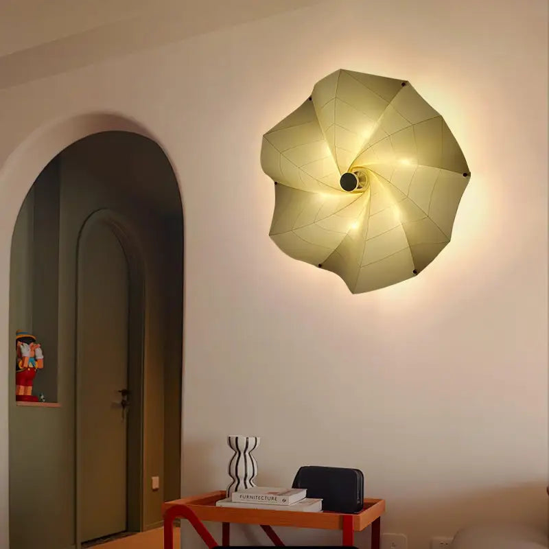 Applique Murale Origami Blanche En Aluminium